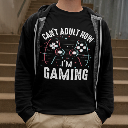 Can't Adult Now I'm Gaming T-Shirt