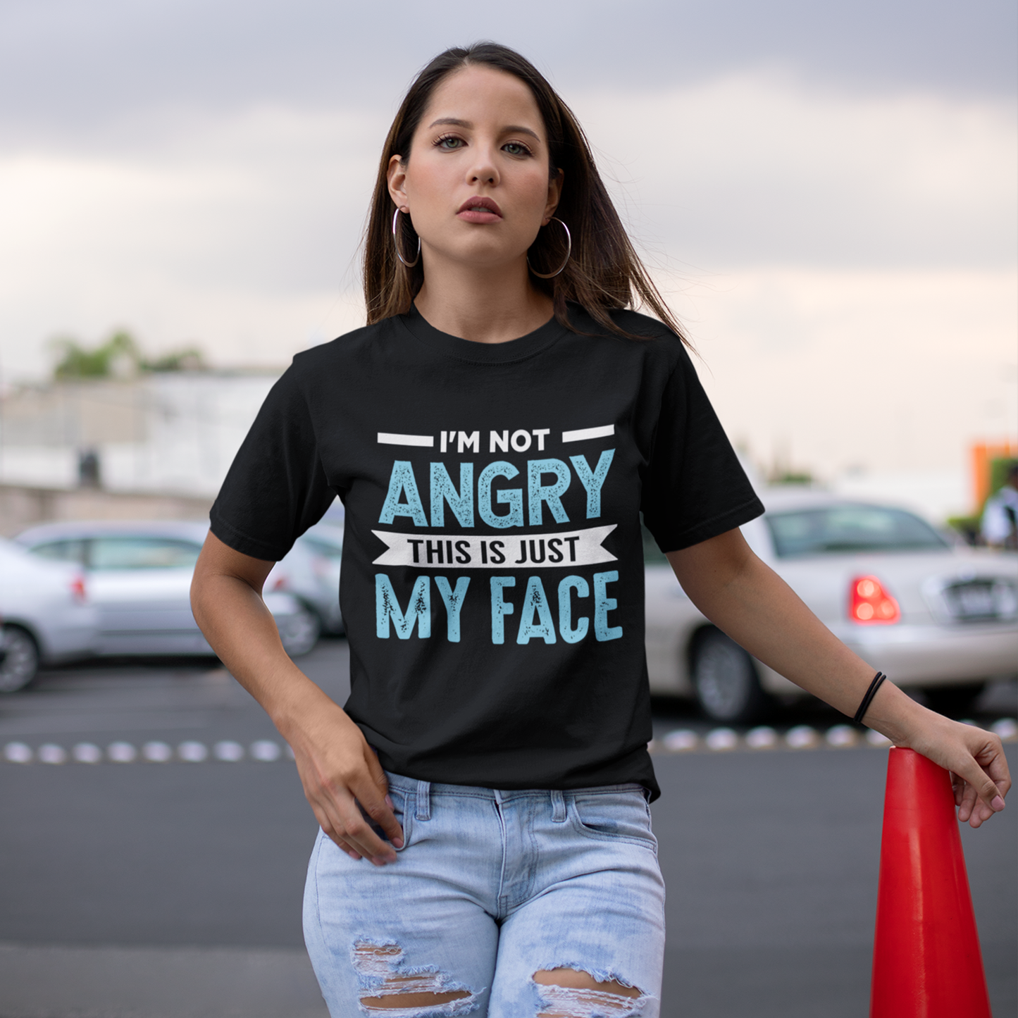 I'm Not Angry This is Just My Face T-Shirt