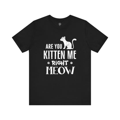 Are You Kitten Me Right Meow T-Shirt