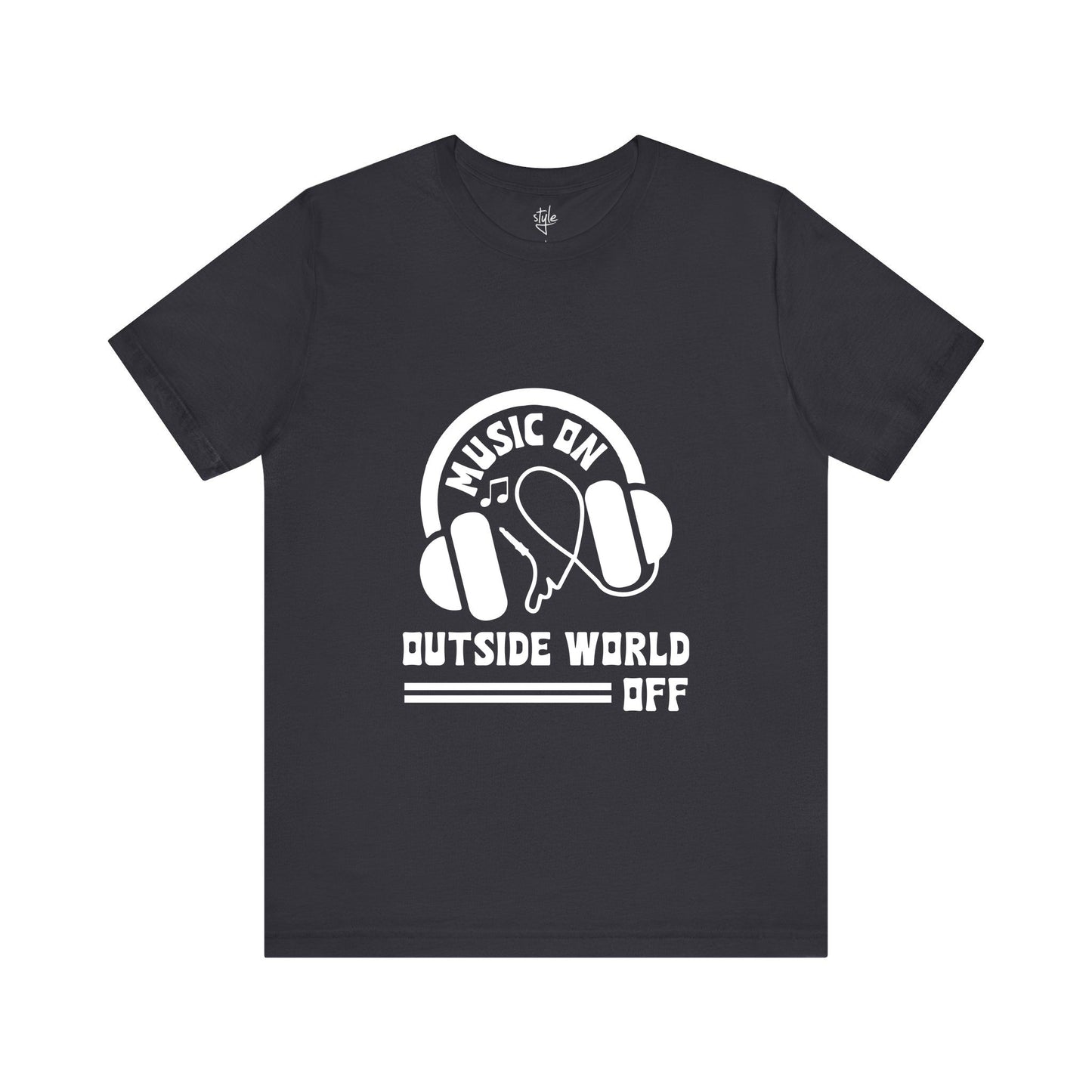 Music On Outside World OFF T- Shirt