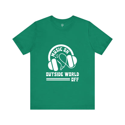 Music On Outside World OFF T- Shirt