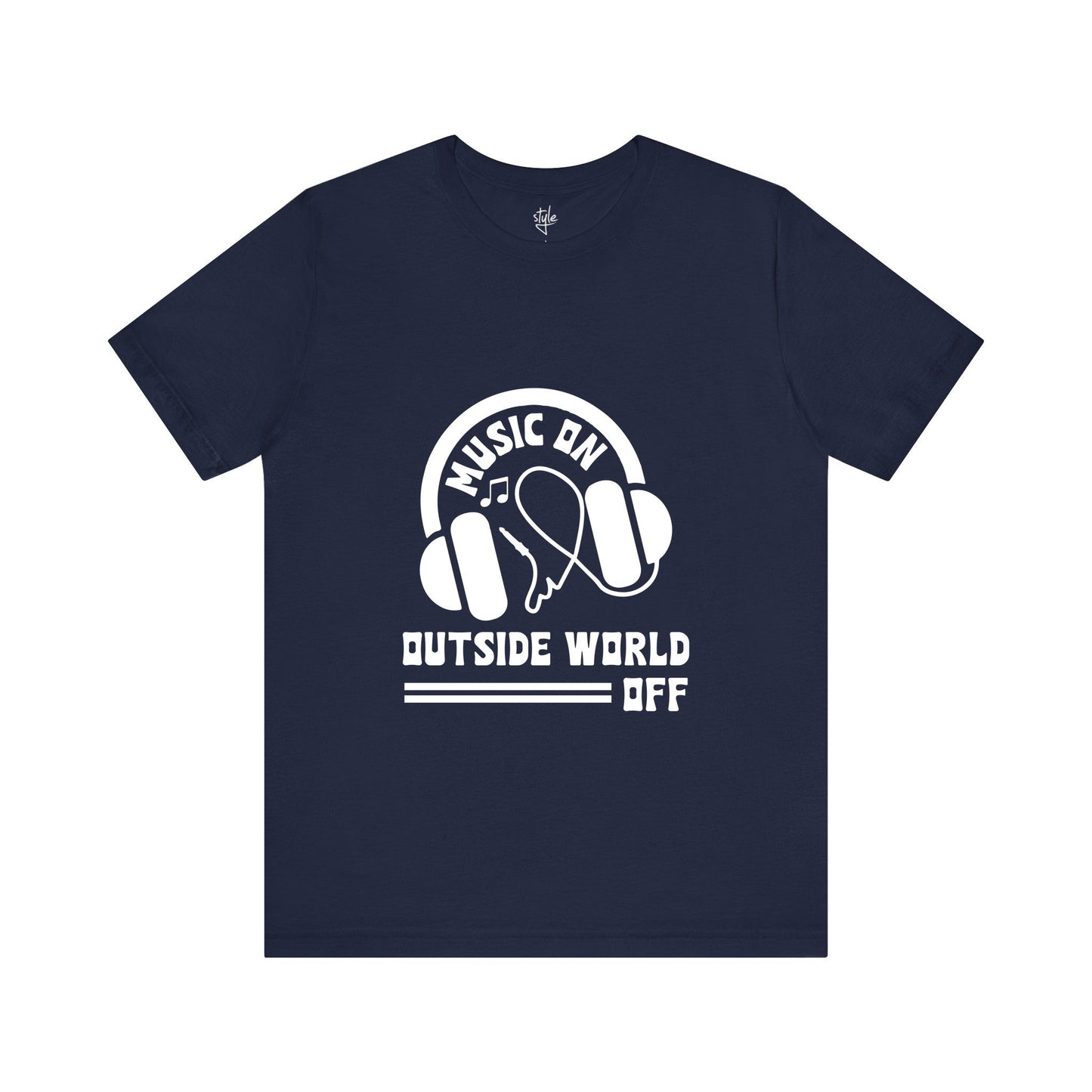 Music On Outside World OFF T- Shirt