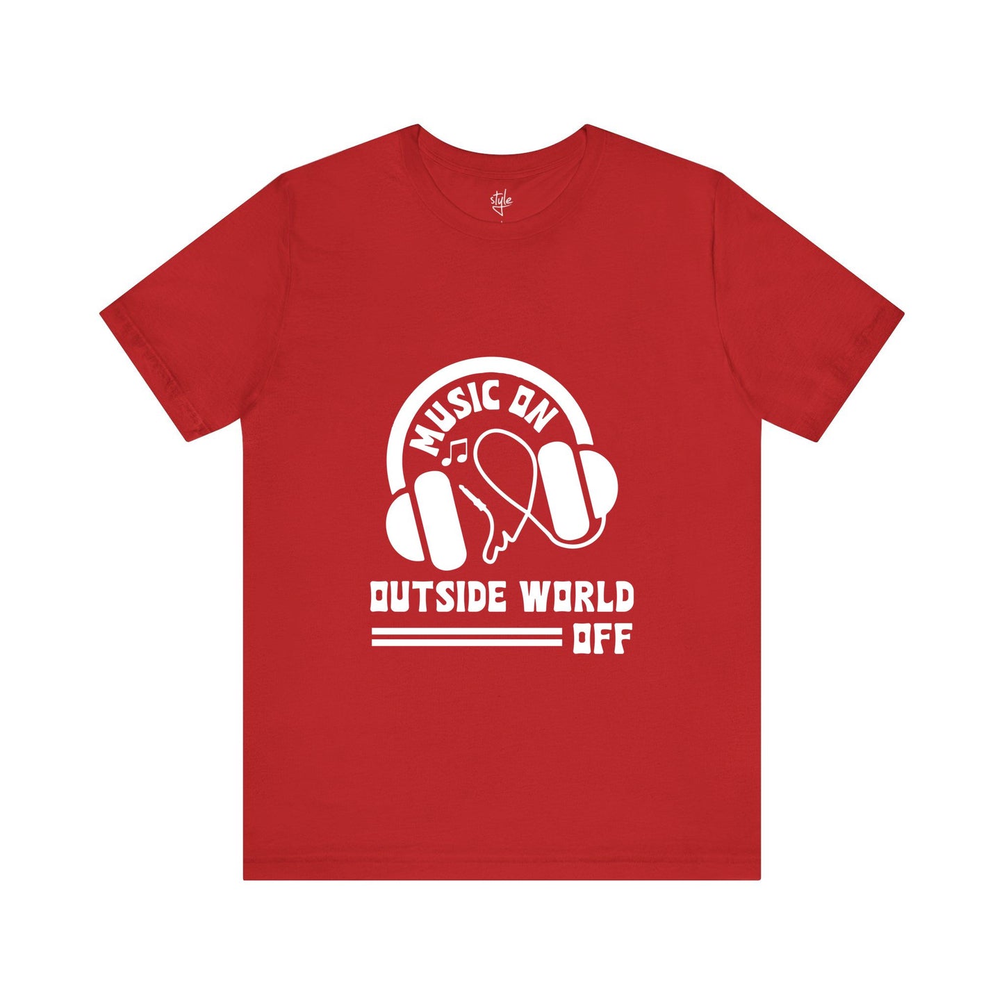 Music On Outside World OFF T- Shirt