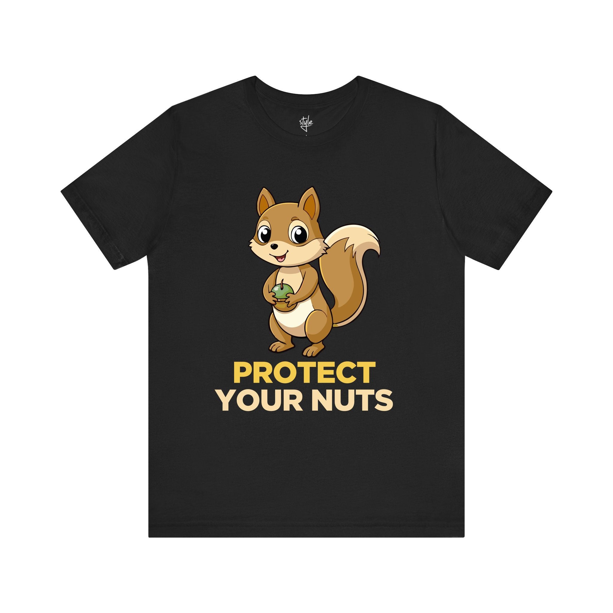 Unisex Squirrel Protect Your Nuts T Shirt Funny Shirts Funny Graphic Tee Funny Squirrel Shirt Style Tees