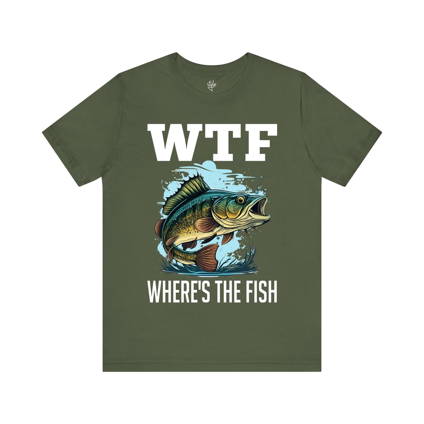 WTF Where’s The Fish - Funny Fishing T-Shirt